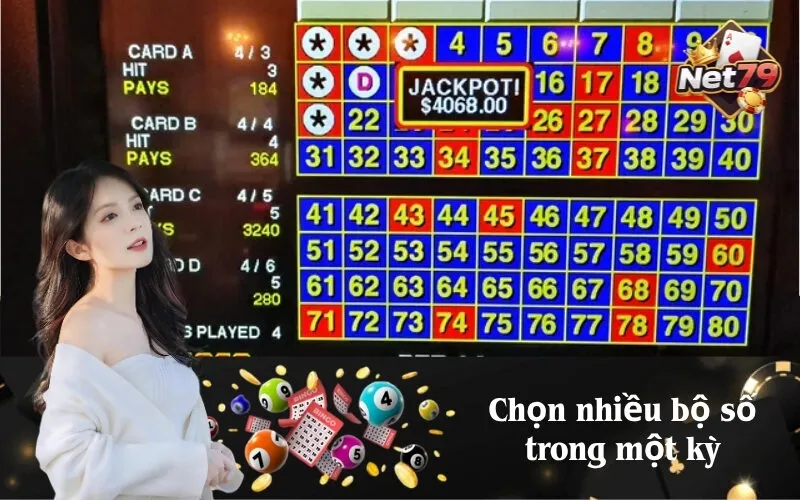 Chọn nhiều bộ số trong một kỳ